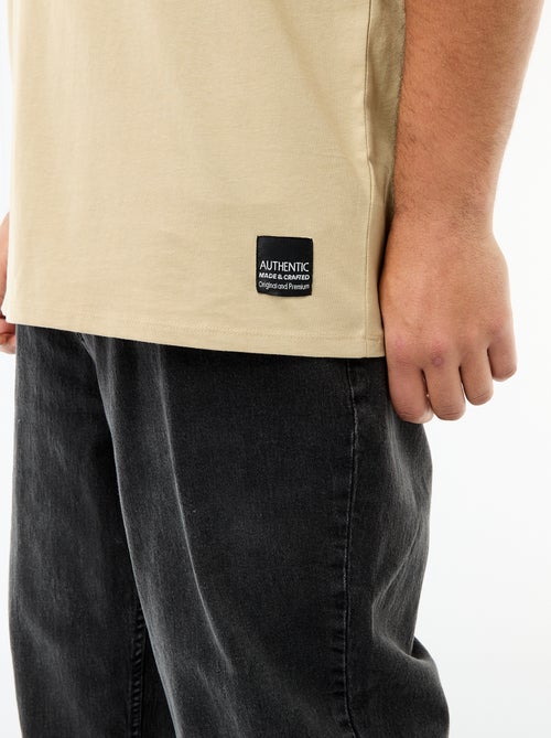 T-shirt en maille jersey à manches courtes - Kiabi