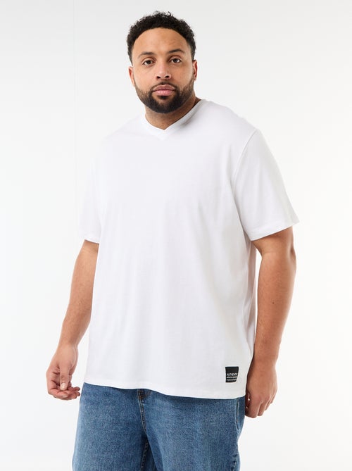 T-shirt en maille jersey à manches courtes - Kiabi