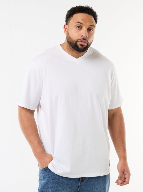 T-shirt en maille jersey à manches courtes - Kiabi