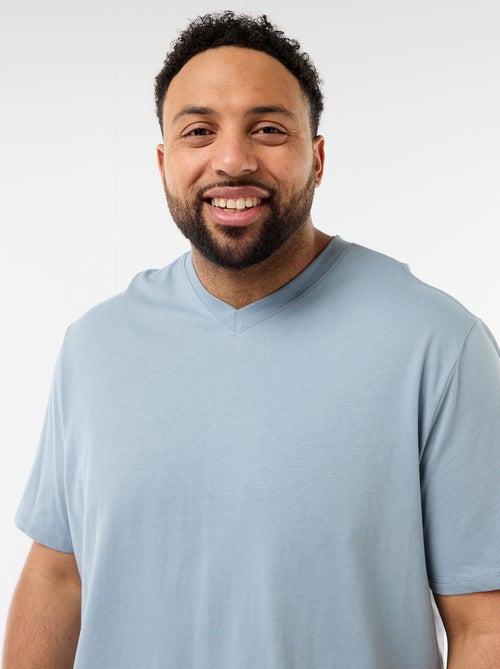 T-shirt en maille jersey à manches courtes - Kiabi