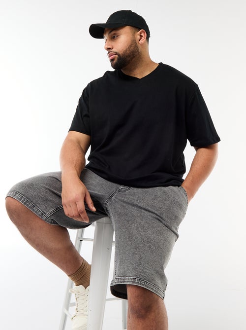 T-shirt en maille jersey à manches courtes - Kiabi