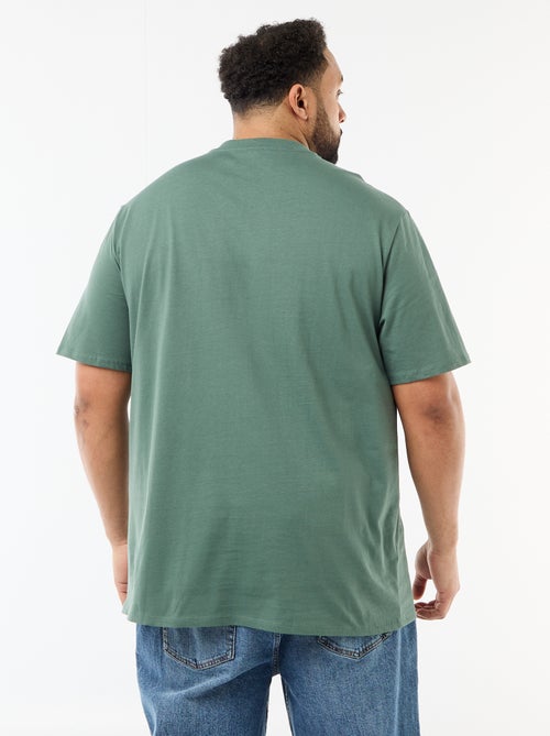 T-shirt en maille jersey à manches courtes - Kiabi