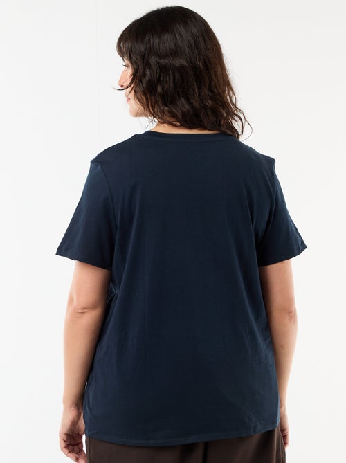 T-shirt en maille jersey manches courtes - Kiabi