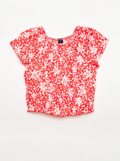 T-shirt en maille stretch - Kiabi