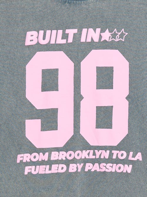 T-shirt esprit américain - Kiabi