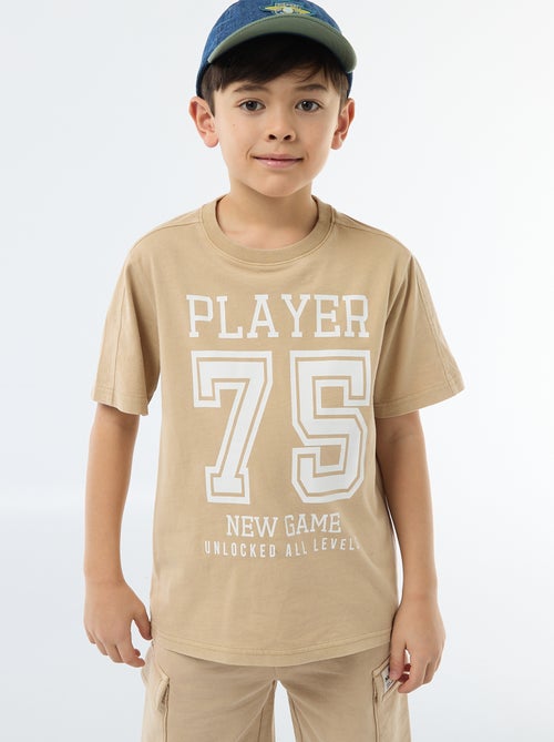 T-shirt esprit basketball - Kiabi