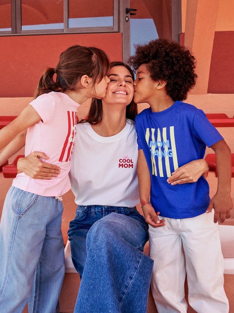 T-shirt 'fête des mères' manches courtes Blanc - Kiabi
