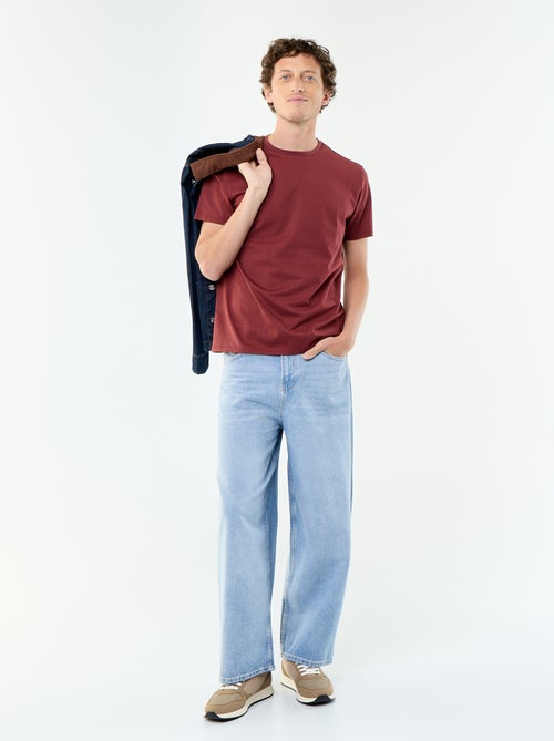 T-shirt girocollo in cotone - Tough Cotton™ - Kiabi