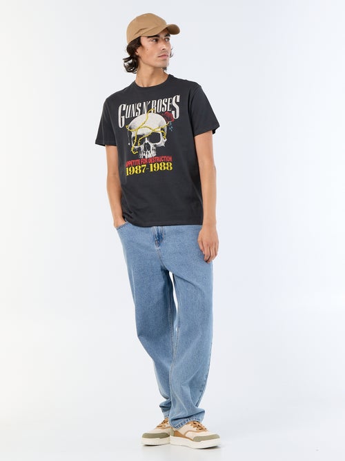 T-Shirt 'Guns N'Roses' Kurzarm - Kiabi