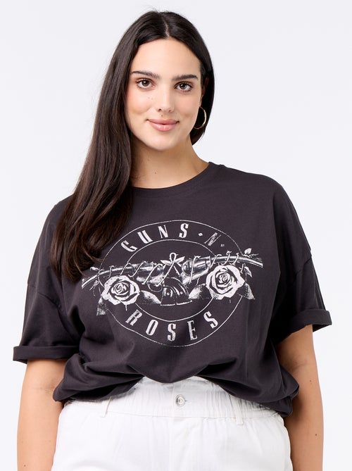 T-Shirt 'Guns'n'Roses' mit kurzen Ärmeln - Kiabi