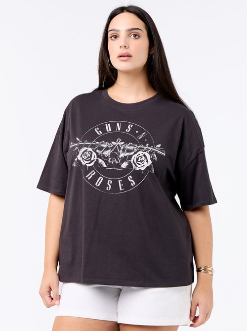 T-Shirt 'Guns'n'Roses' mit kurzen Ärmeln - Kiabi