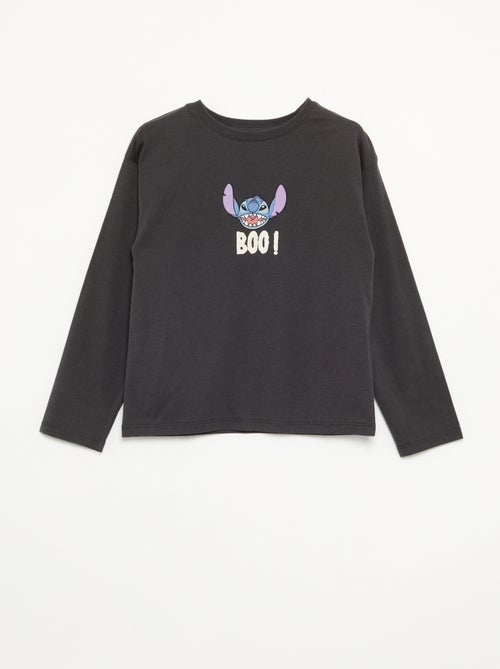 T-shirt 'Halloween' 'Disney' 'Stitch' - Kiabi
