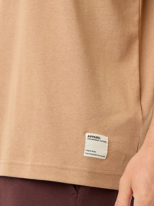 T-shirt Homme en coton à col rond - Kiabi