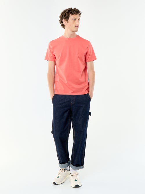 T-shirt homme en coton à col rond - Kiabi T-shirt homme en coton à col rond - Kiabi
