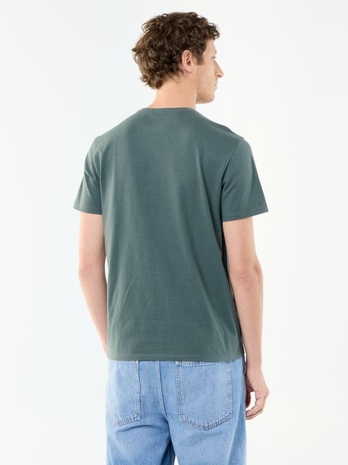 T-shirt homme en coton à col rond - Kiabi T-shirt homme en coton à col rond - Kiabi