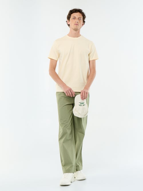 T-shirt homme en coton à manches courtes coupe regular - Kiabi T-shirt homme en coton à manches courtes coupe regular - Kiabi
