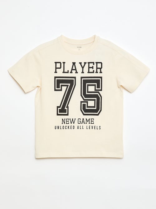 T-Shirt im Basketball-Look - Kiabi