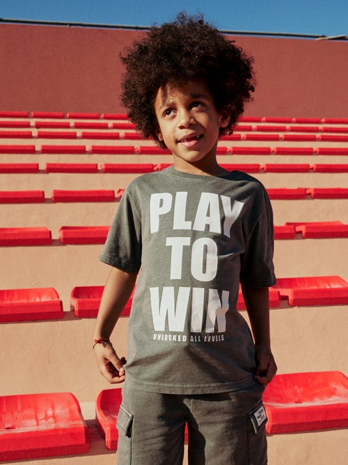 T-Shirt im Basketball-Look - Kiabi