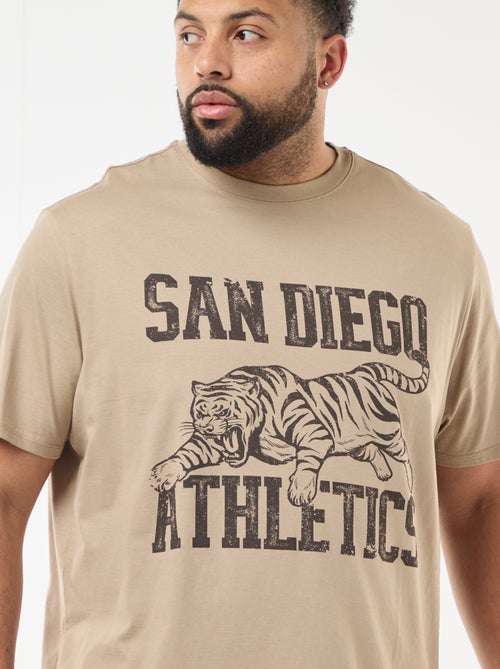 T-shirt imprimé à manches courtes - Kiabi