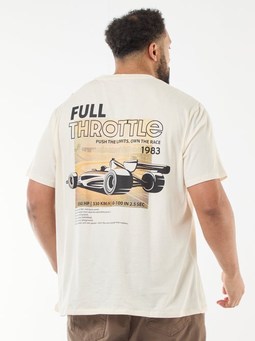 T-shirt imprimé à manches courtes - Kiabi