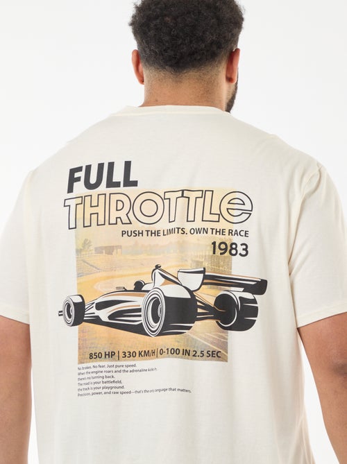 T-shirt imprimé à manches courtes - Kiabi