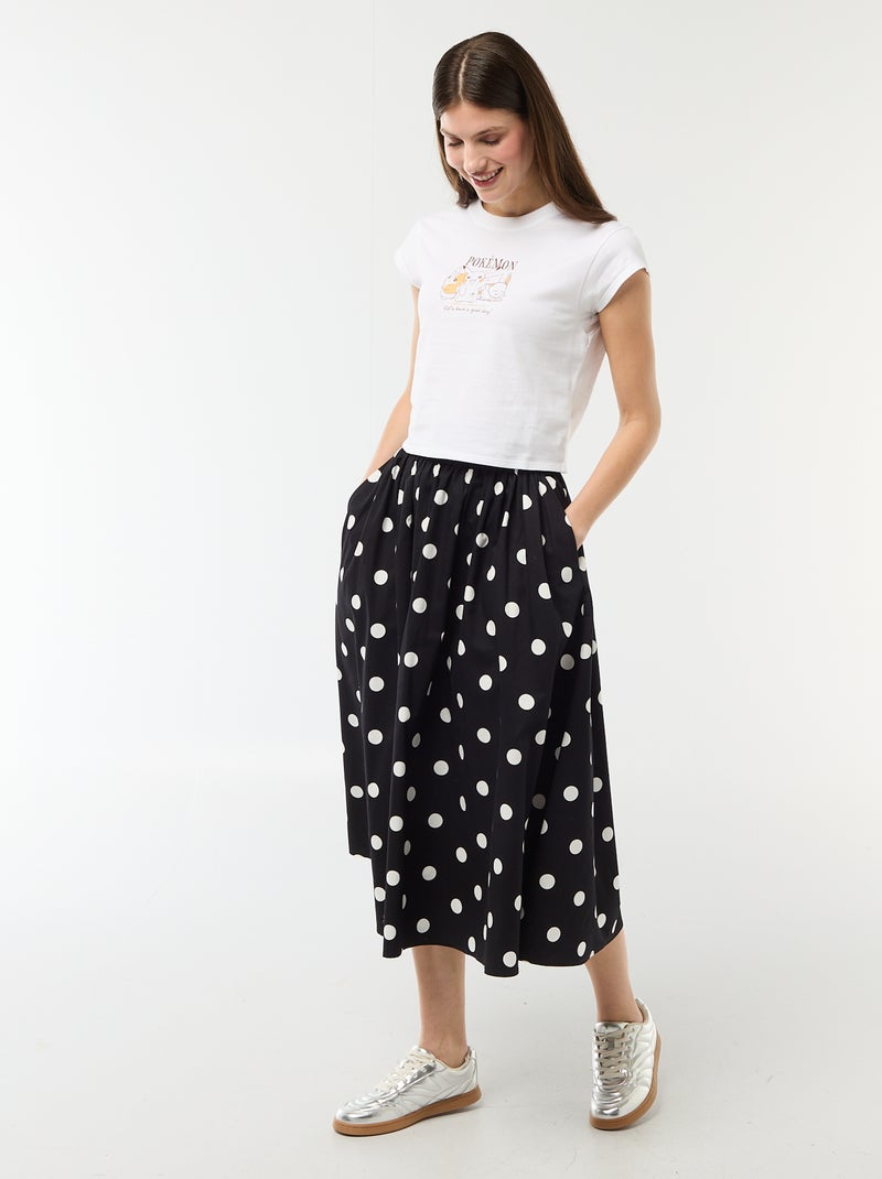 T-shirt imprimé à manches courtes 'Pokémon' Blanc - Kiabi