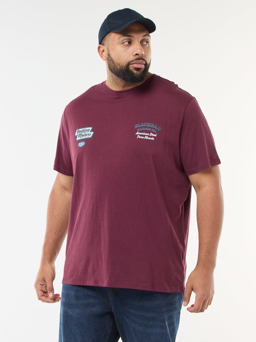 T-shirt imprimé à manches courtes - Kiabi