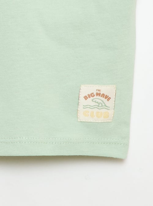 T-shirt imprimé à manches courtes - Kiabi