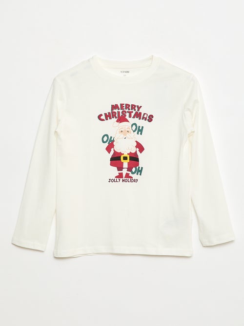 T-shirt imprimé à manches longues - Kiabi