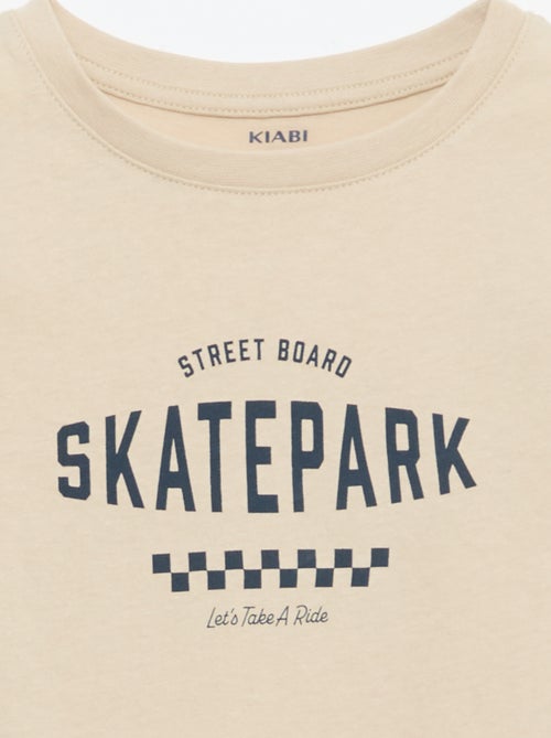 T-shirt imprimé à message - Kiabi