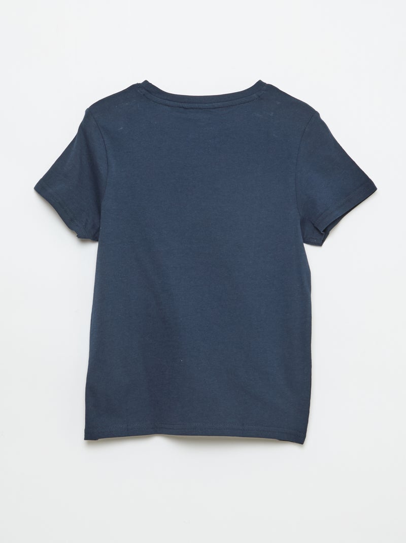 T-shirt imprimé à message Blanc - Kiabi