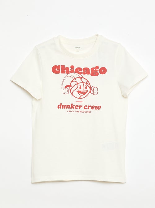 T-shirt imprimé à message - Kiabi