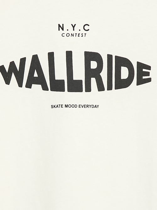 T-shirt imprimé à message - Kiabi