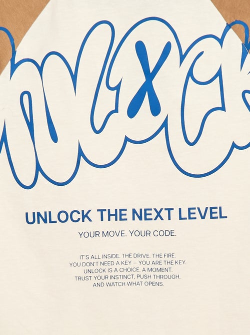 T-shirt imprimé à message - Kiabi