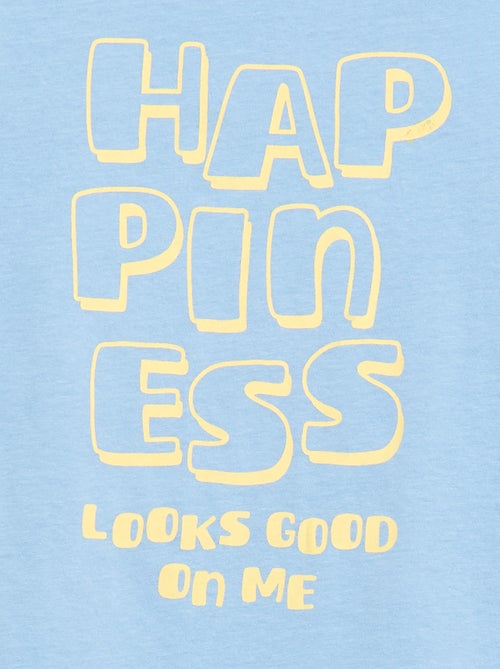 T-shirt imprimé à message - Kiabi