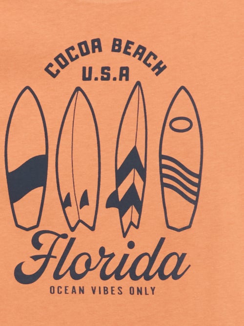 T-shirt imprimé à message - Kiabi