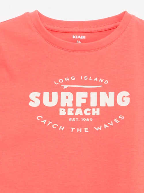 T-shirt imprimé à message - Kiabi