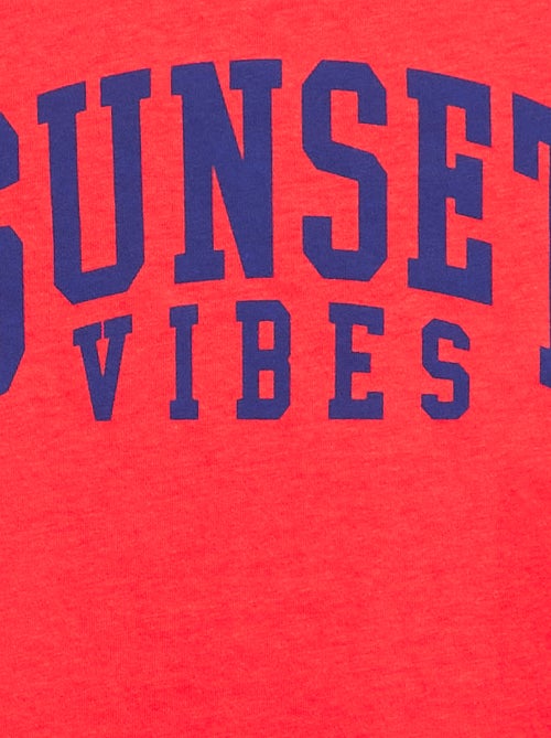 T-shirt imprimé à message - Kiabi