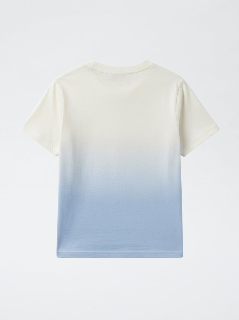 T-shirt imprimé 'Bluey' style dégradé en coton Bleu - Kiabi