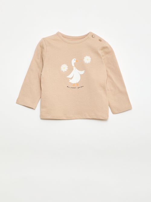 T-shirt imprimé fantaisie - Kiabi