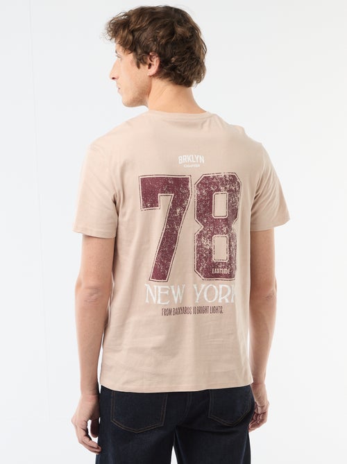 T-shirt imprimé fantaisie - Kiabi