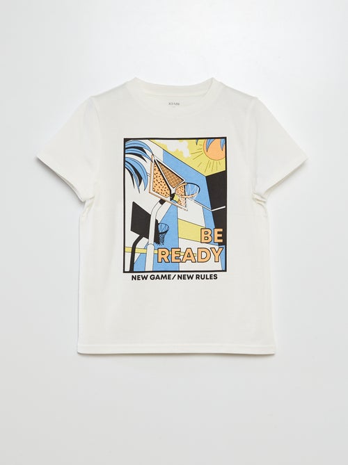 T-shirt imprimé fantaisie - Kiabi