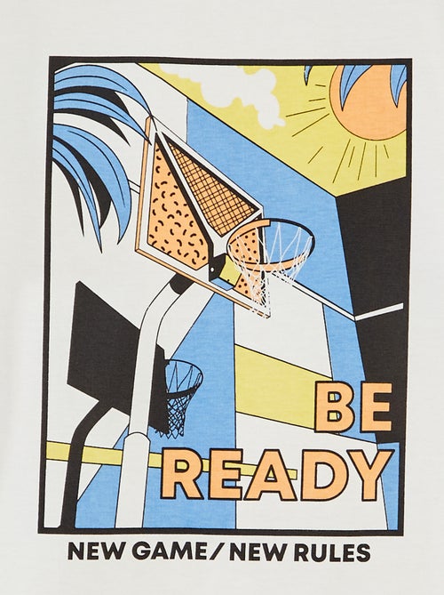 T-shirt imprimé fantaisie - Kiabi