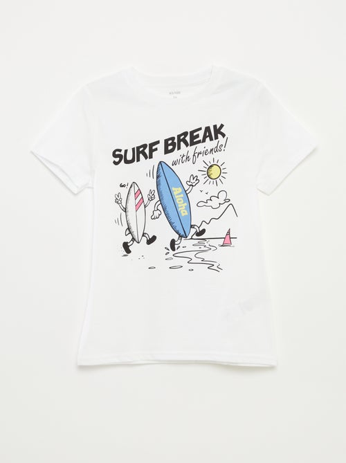 T-shirt imprimé fantaisie - Kiabi