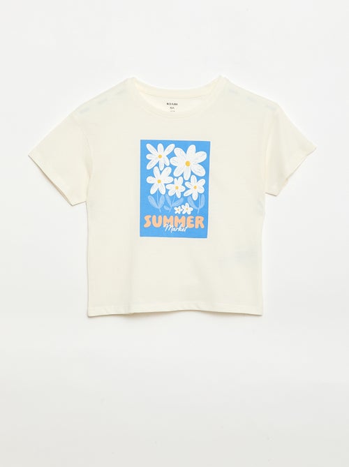 T-shirt imprimé fantaisie - Kiabi