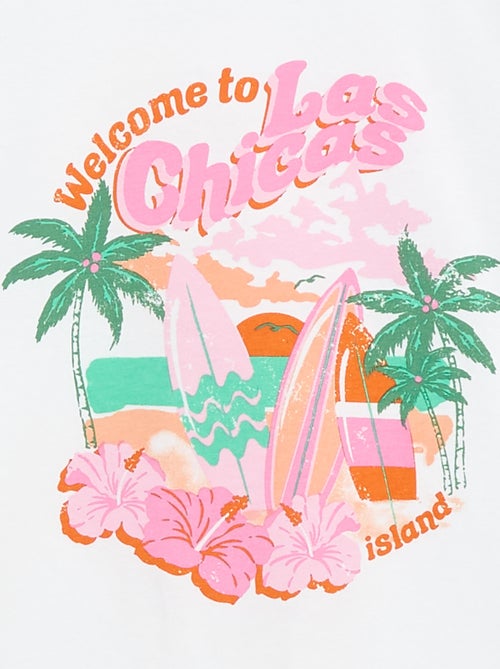 T-shirt imprimé fantaisie - Kiabi