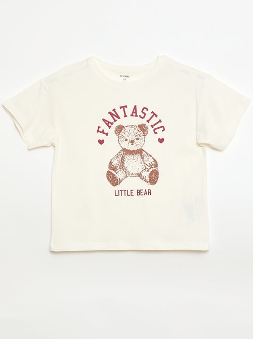 T-shirt imprimé fantaisie - Kiabi