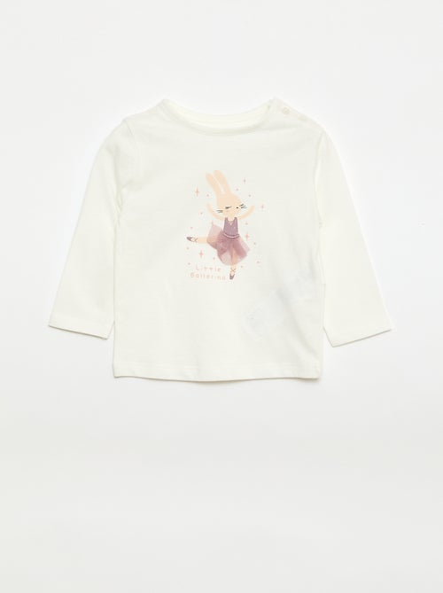 T-shirt imprimé fantaisie - Kiabi