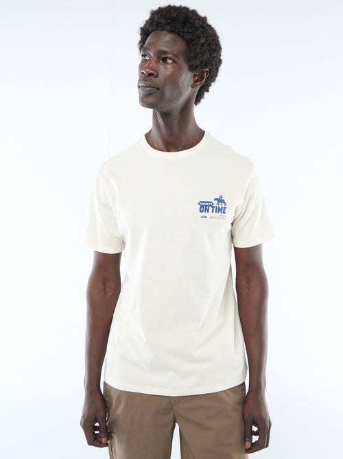 T-shirt imprimé fantaisie - Kiabi