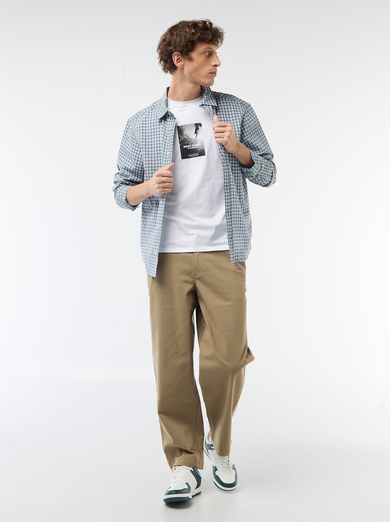 T-shirt imprimé fantaisie Blanc - Kiabi